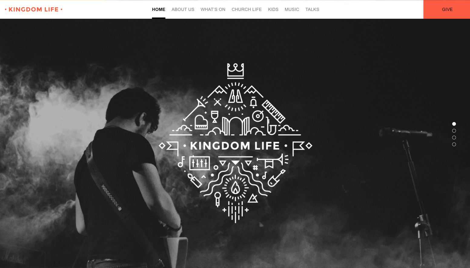 Kingdom Life's Church Website